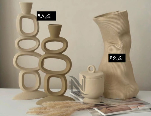 جاشمعی و گلدان رومیز کنسول کد کالا ۸۱۸