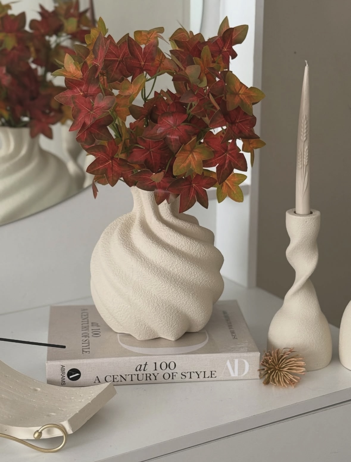 گلدان-جاشمعی طرح پیچ کدکالا  ۱۹۱۰