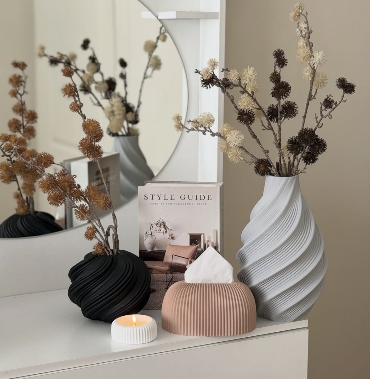 گلدان های رومیزی-باکس دستمال کدکالا  ۱۹۱۱