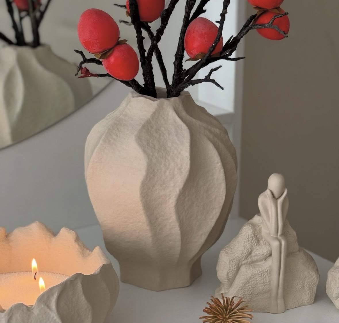 گلدان-جاشمعی-دکوری کدکالا  ۱۹۱۵